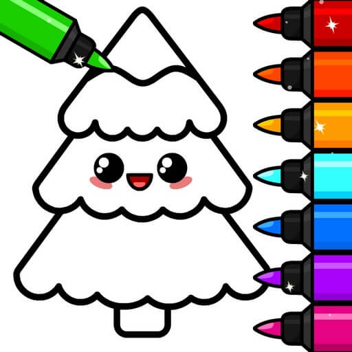 Baby Coloring Games for Kids v1.2.7.0 MOD APK (Premium Unlocked) Download