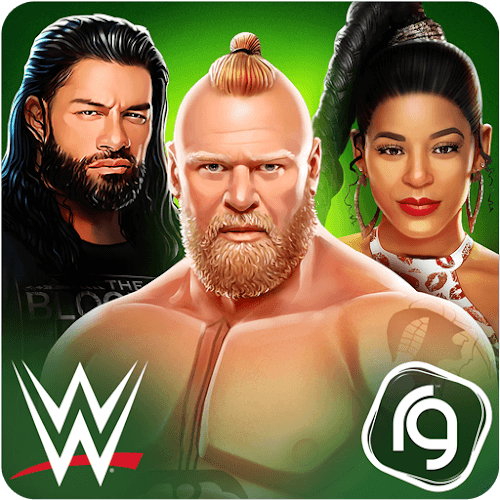 WWE Mayhem v1.89.121 MOD APK (One Hit, God Mode, Money, NoBan) Download
