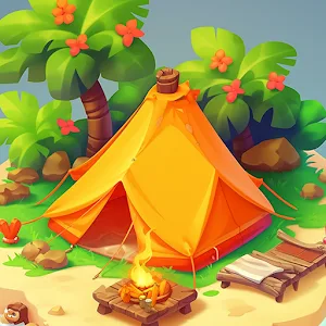 Merge Camp v1.23.134 MOD APK (Menu, Exp Multipler, Unlimited Coins) Download